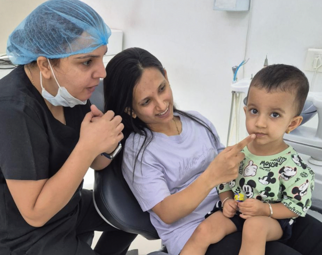 child dental checkup at friendly dental clinic in Pune