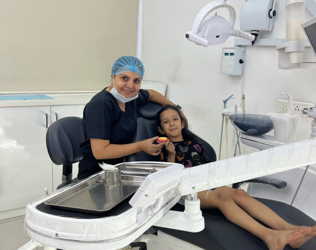 child dental checkup at friendly dental clinic in Pune