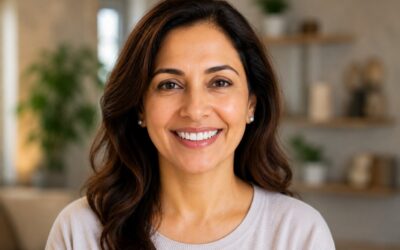 Person noticing premature facial aging caused by missing teeth and jawbone loss